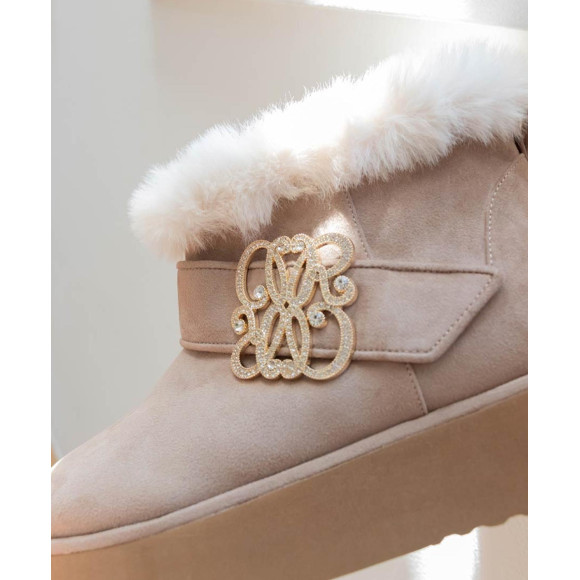 RANDA】モノグラムパーツショートムートンブーツ │ 吉祥寺PARCO-パルコ-