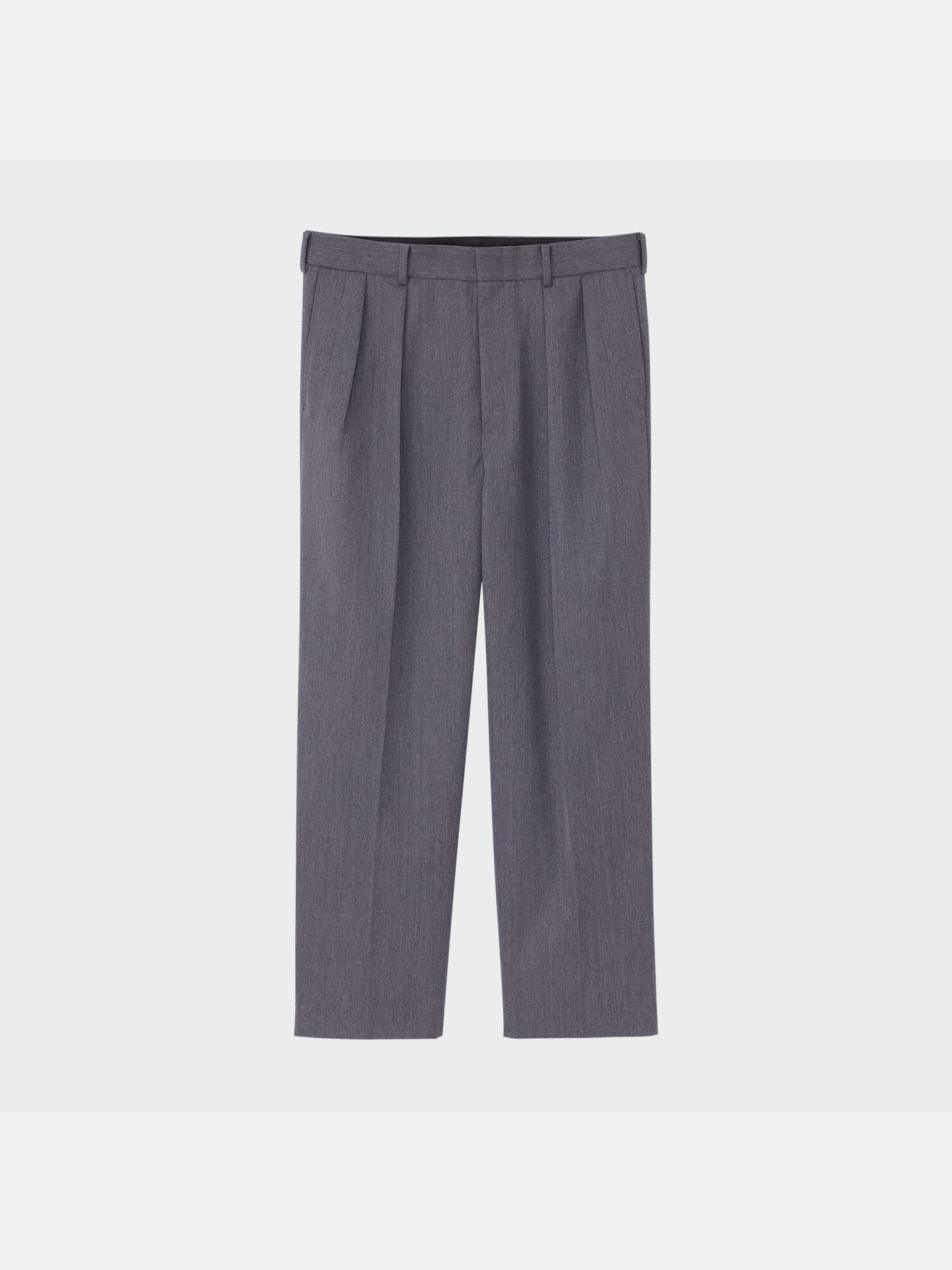 PLST(プラステ)公式 | ウールブレンド2タックワイドパンツ