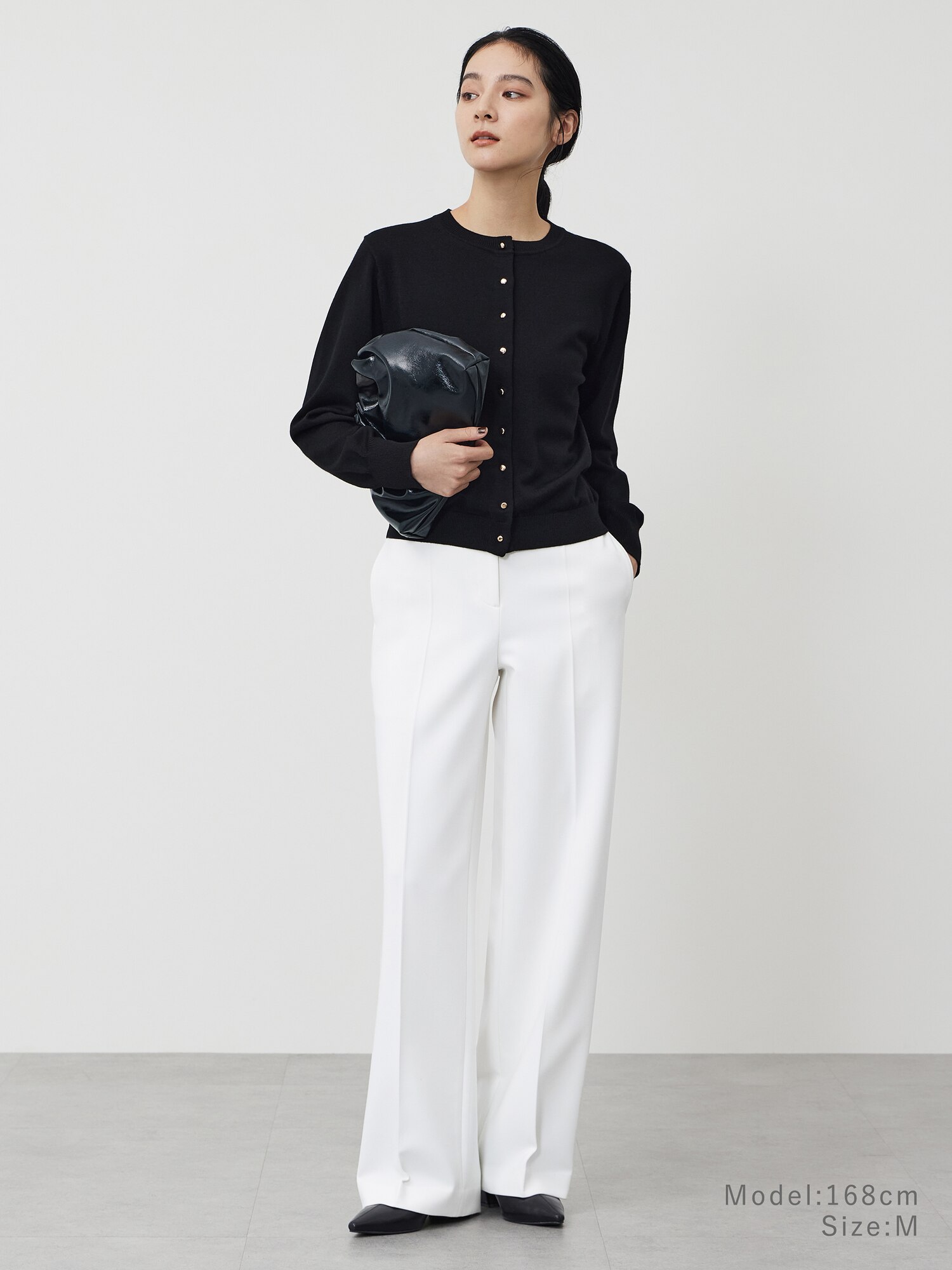 PLST(プラステ)公式 | 【丈長め】ワイドパンツ（ウォームリザーブ）