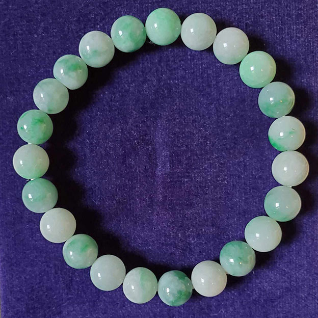 240828-14 糸魚川産最高級翡翠ブレスレット | 姫川勾玉工房