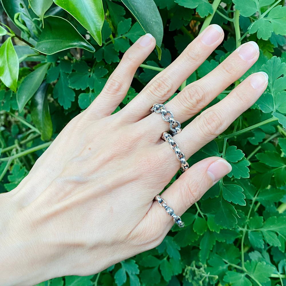 Lone Ones ロンワンズ MINI SILK LINK RING(ミニシルクリンクリング