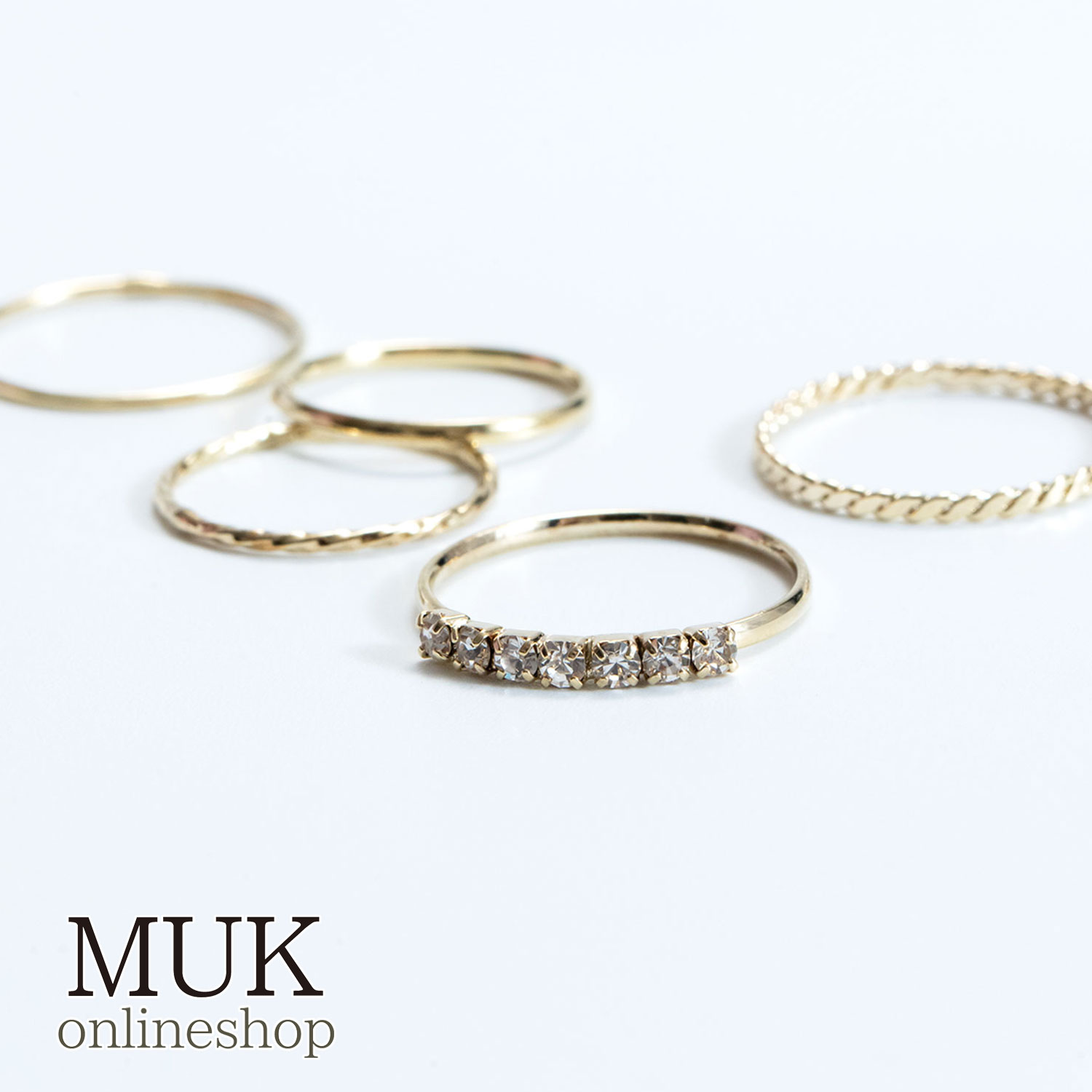 楽天市場】指輪 リング セット サイズ 3号 13号 ストーン シンプル