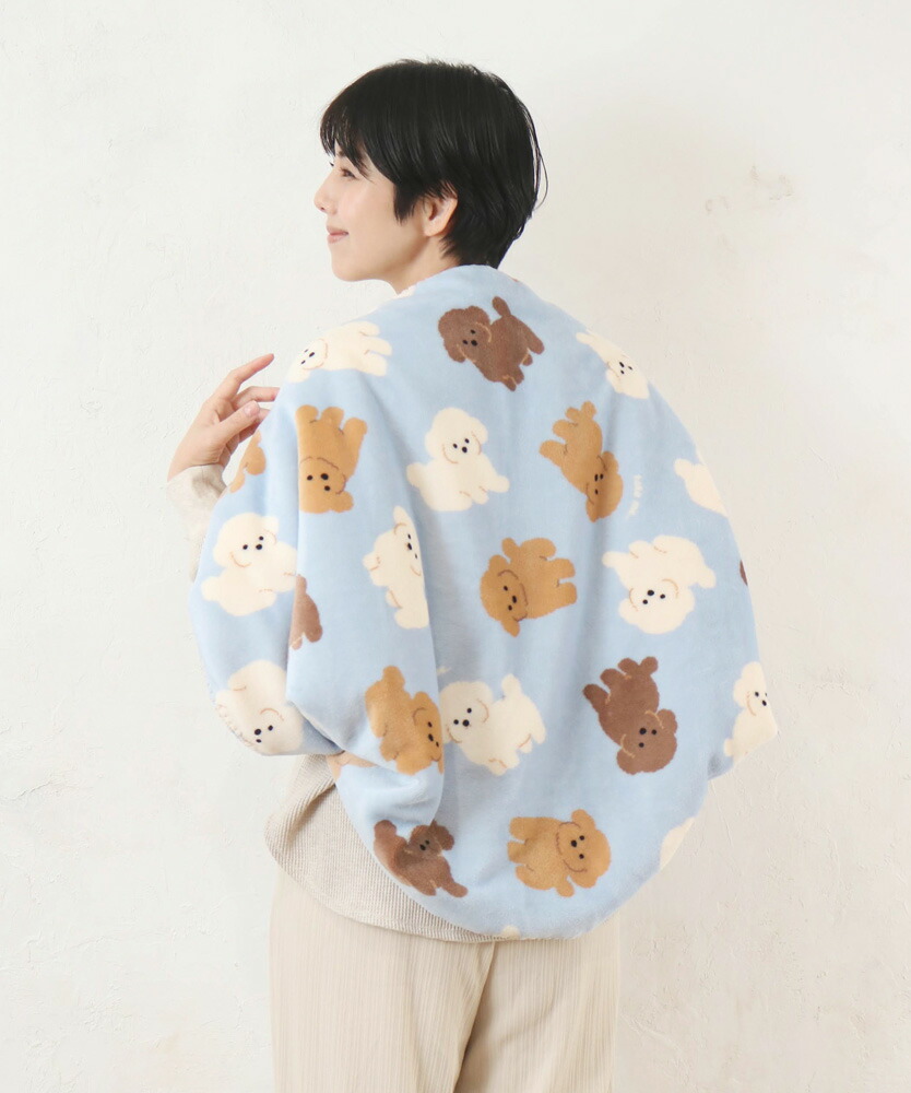 楽天市場】スワンネル 3way ひざ掛け ポンチョ ボレロ ブランケット