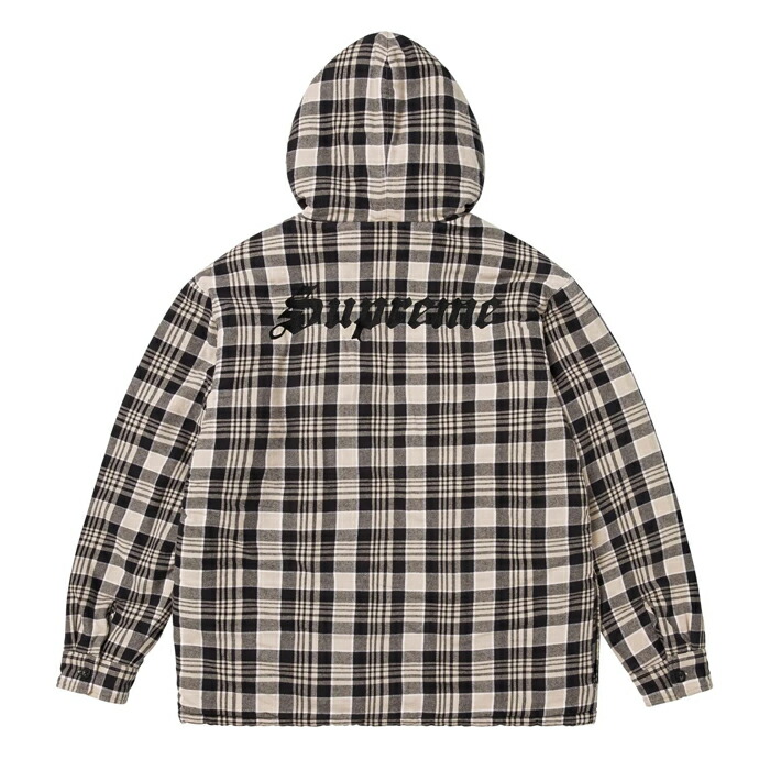 楽天市場】【最短即日発送】 SUPREME LINED ZIP UP HOODED FLANNEL