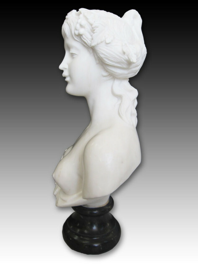 楽天市場】大理石彫刻 ヴィーナスの胸像 高さ約55cm 石像 置物