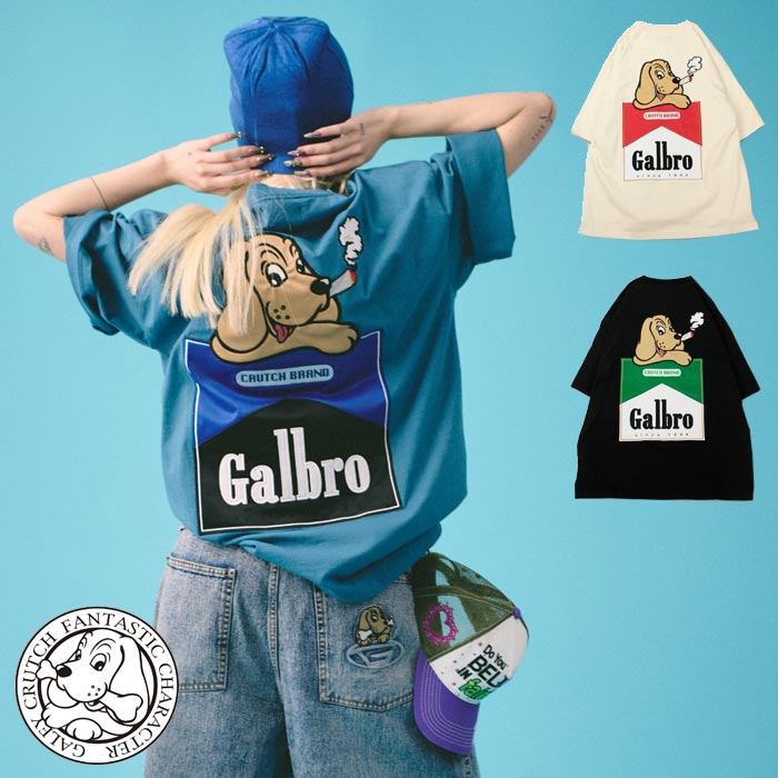 GALFY ガルフィー Tシャツ 半袖 メンズ レディース ドッグ 犬 タバコ