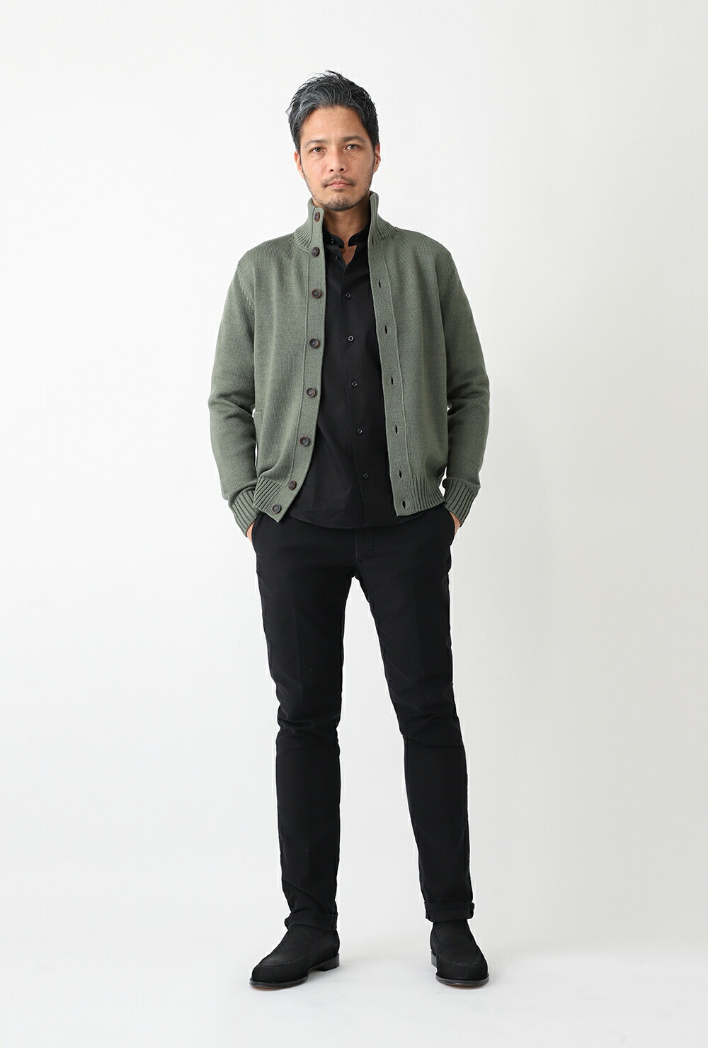 ZANONE ザノーネ カーディガン/スタンドカラーニット/CHIOTO キョート