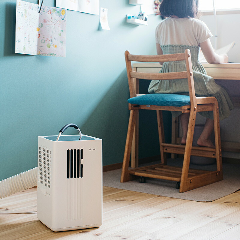 楽天市場】siroca シロカ 除湿機能付きポータブルクーラー ホワイト