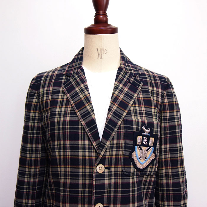 ラルフローレン ポロ レディース マドラスチェック コットン