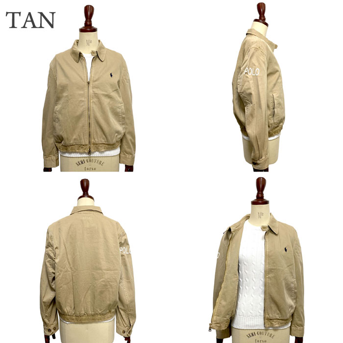 ポロ ラルフローレンレディース コットン ウォッシュ スウィングトップ