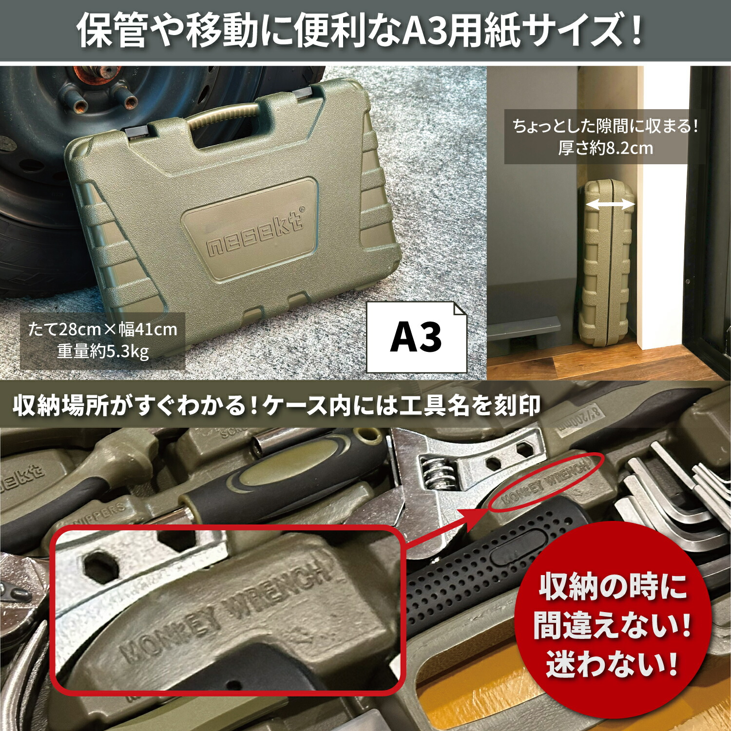 楽天市場】[ネセクト] ツールセット 79種類 DIY&ホームメンテナンス