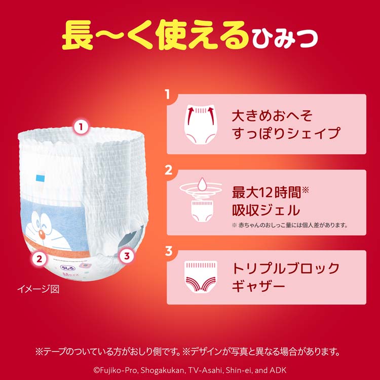 楽天市場】マミーポコパンツ ドラえもん 9〜15kg 紙おむつ Lサイズ