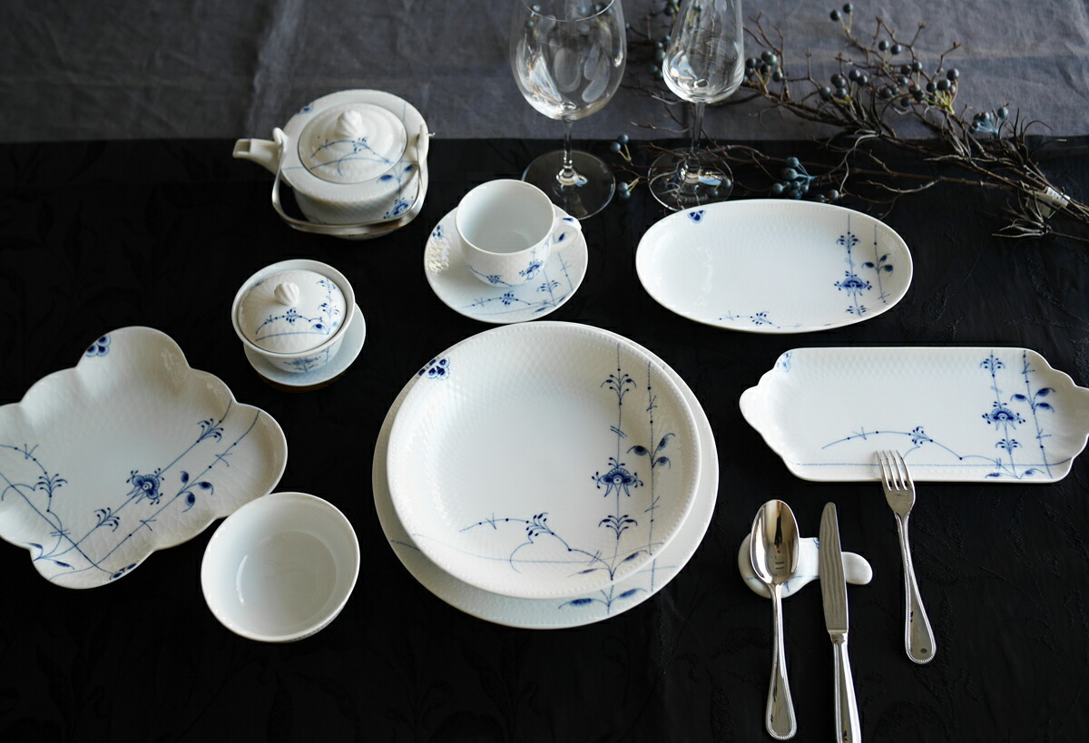 ブルーパルメッテ　コペンハーゲン ブルーパルメッテ ペアティーセット 125ml|ロイヤル コペンハーゲン