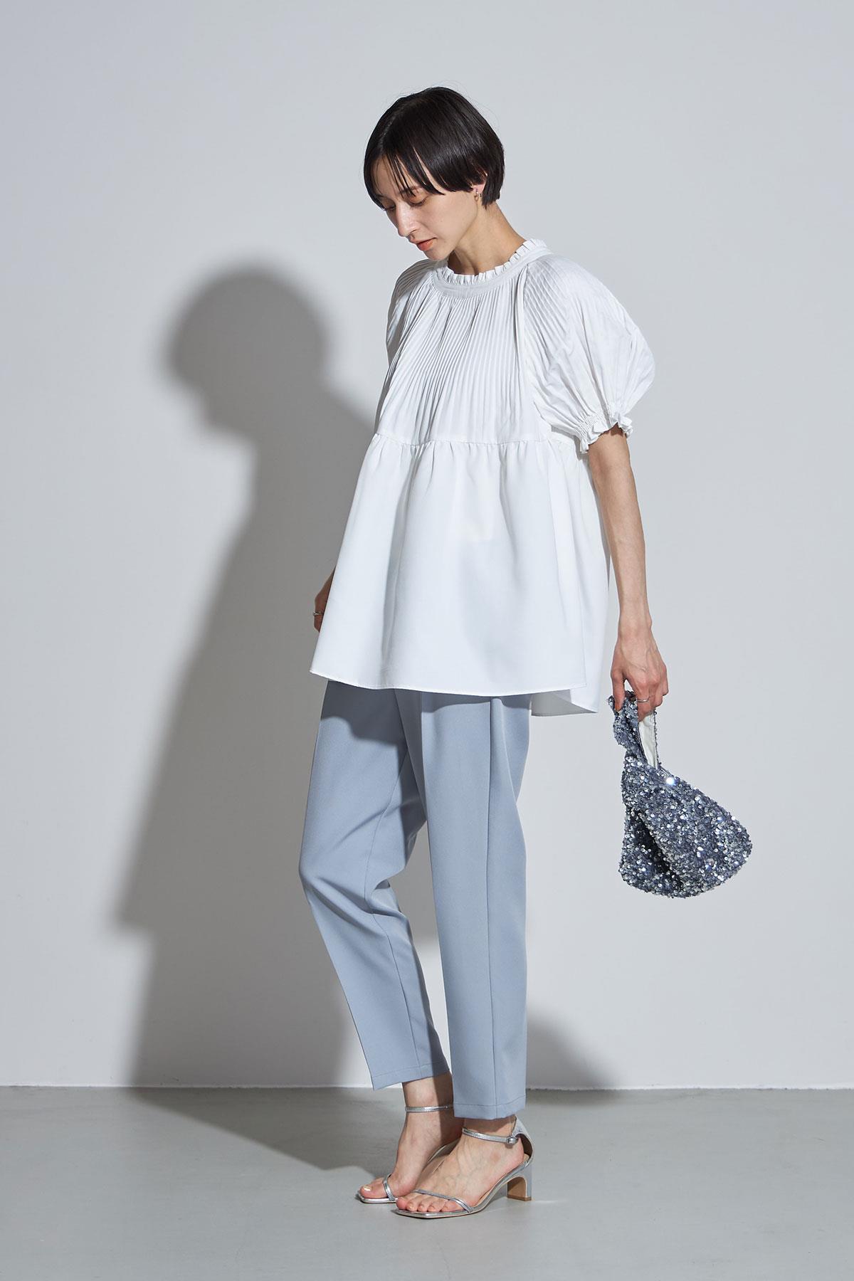 オフプリーツチュニック