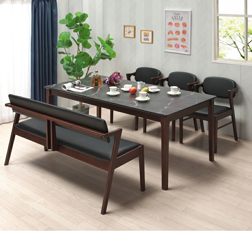 楽天市場】ベンチ ダイニングベンチ ベンチチェア 幅145cm 背もたれ