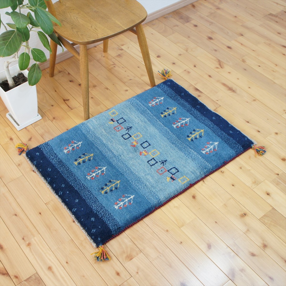 楽天市場】ペルシャ ギャッベ 本場イラン産 88x62cm 厚み 2.20cm