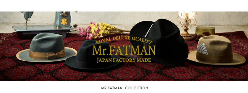 極美品　希少　ミスターファットマン　レザーハット　日本製　RRL　schott 楽天市場】 ブランドから探す > マ行 > Mr.FATMAN/ミスター