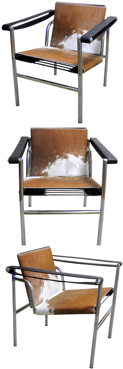 楽天市場】LC1スリングチェア ポニースキン仕様 本革 色ブラウン