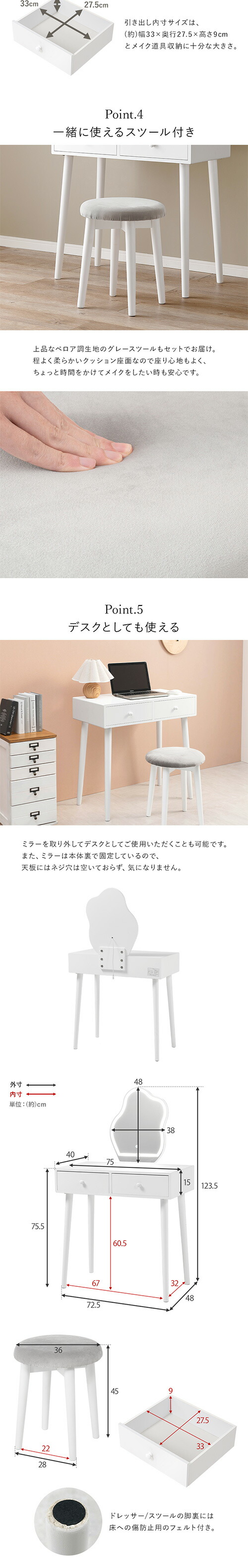 楽天市場】【最大50％クーポン☆4日20時〜】ウェーブミラードレッサー