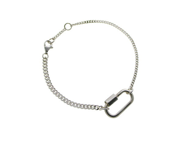 楽天市場】シルバー925 オーバルモチーフチェーンブレスレット