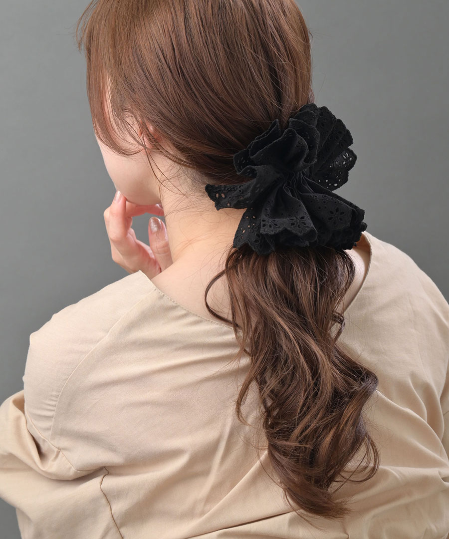 ビッグフリルバレッタ H7896 | ヘアアクセサリー,バレッタ