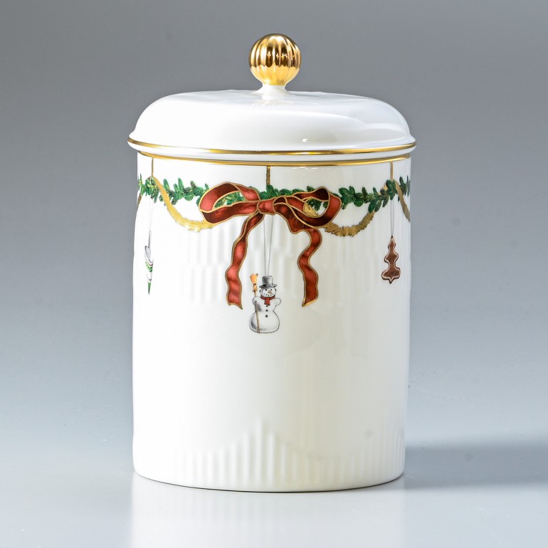 楽天市場】ロイヤルコペンハーゲン スターフルーテッド クッキージャー