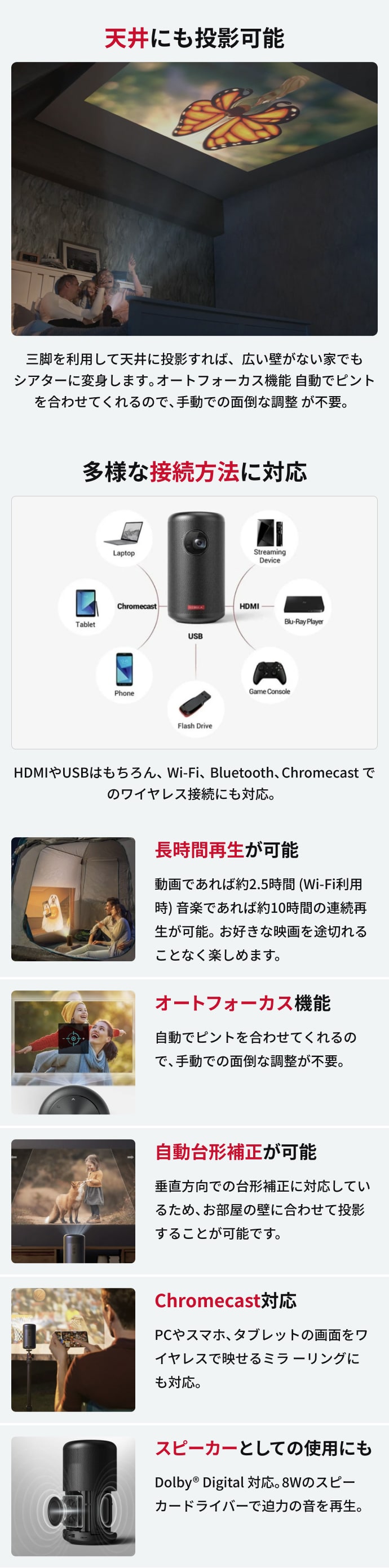楽天市場】Anker Nebula Capsule II（世界初 Android TV搭載 モバイル