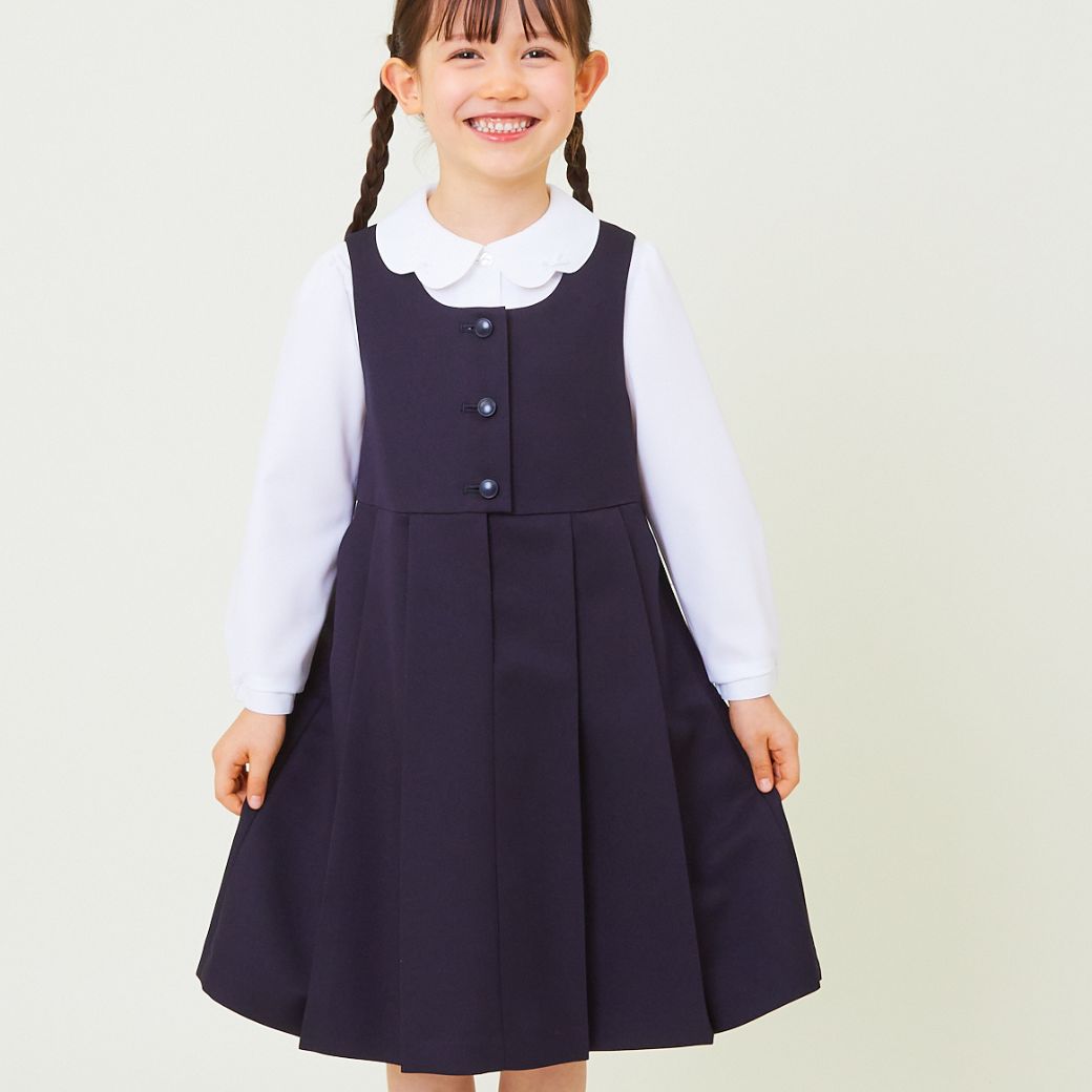 familiar ジャンバースカート 90 お受験 冠婚葬祭 卒入園 familiar