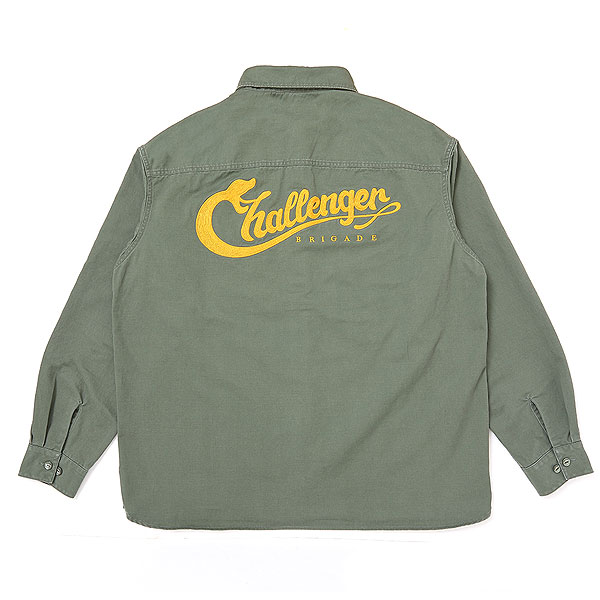 CHALLENGER チャレンジャー SNAKING LOGO WORK SHIRT