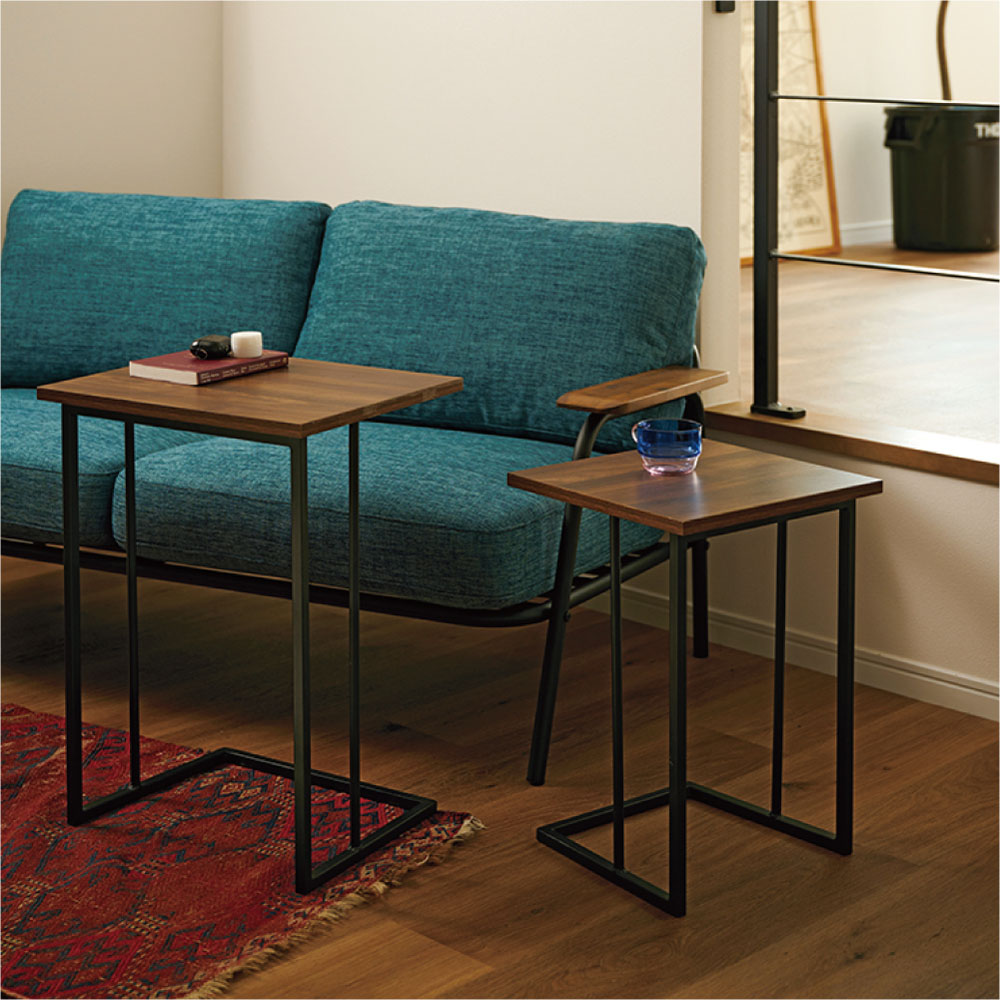 楽天市場】サイドテーブル 2台セット ネストテーブル スチール