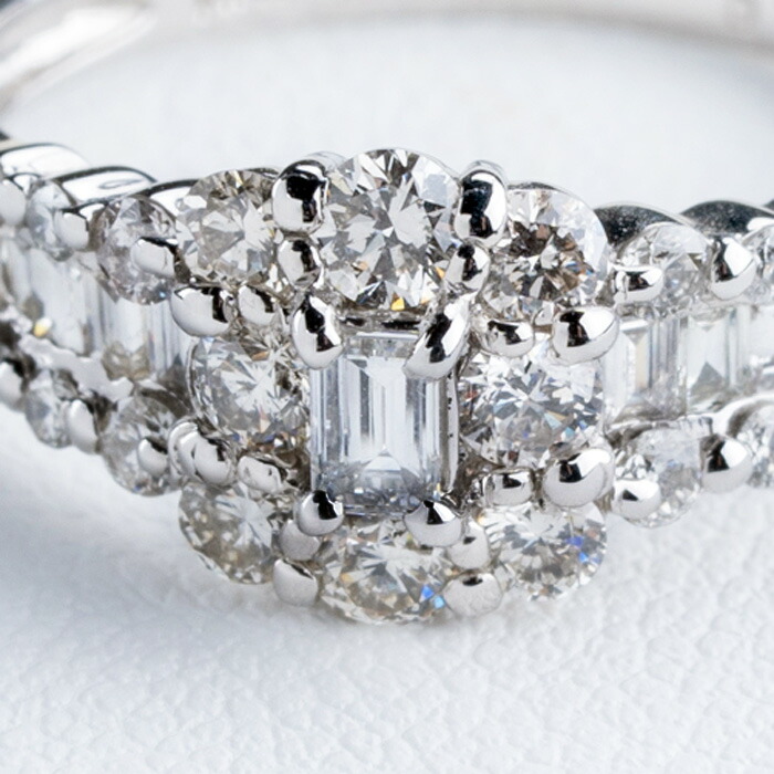 楽天市場】Pt900 ダイヤモンド 指輪 リング 1カラット エメラルド