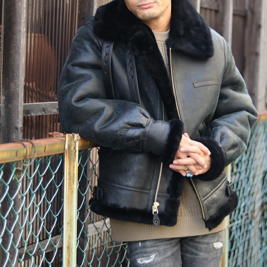 楽天市場】AVIREX アビレックス B-3フライトジャケット 2105 ブラック