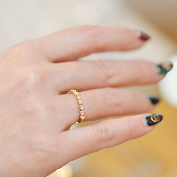 K*ロ様 ベーネベーネ K18オパールリング 14.5号 K*ロ様 ベーネベーネ