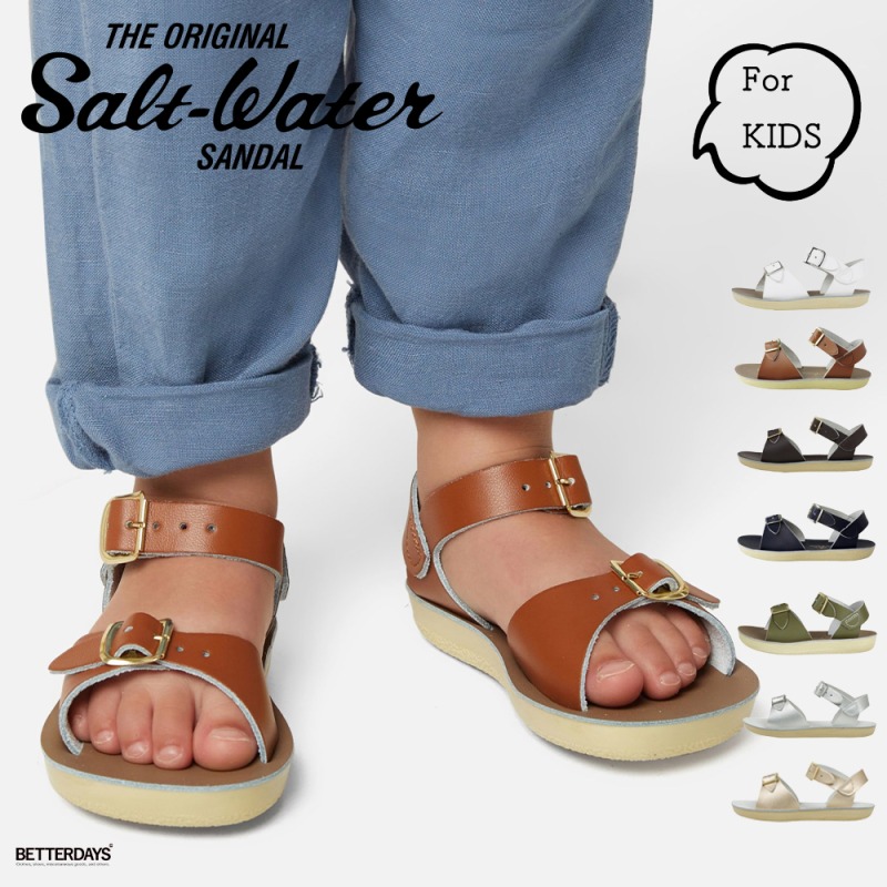 楽天市場】キッズ サンダル ソルトウォーター サーファー ベルクロ
