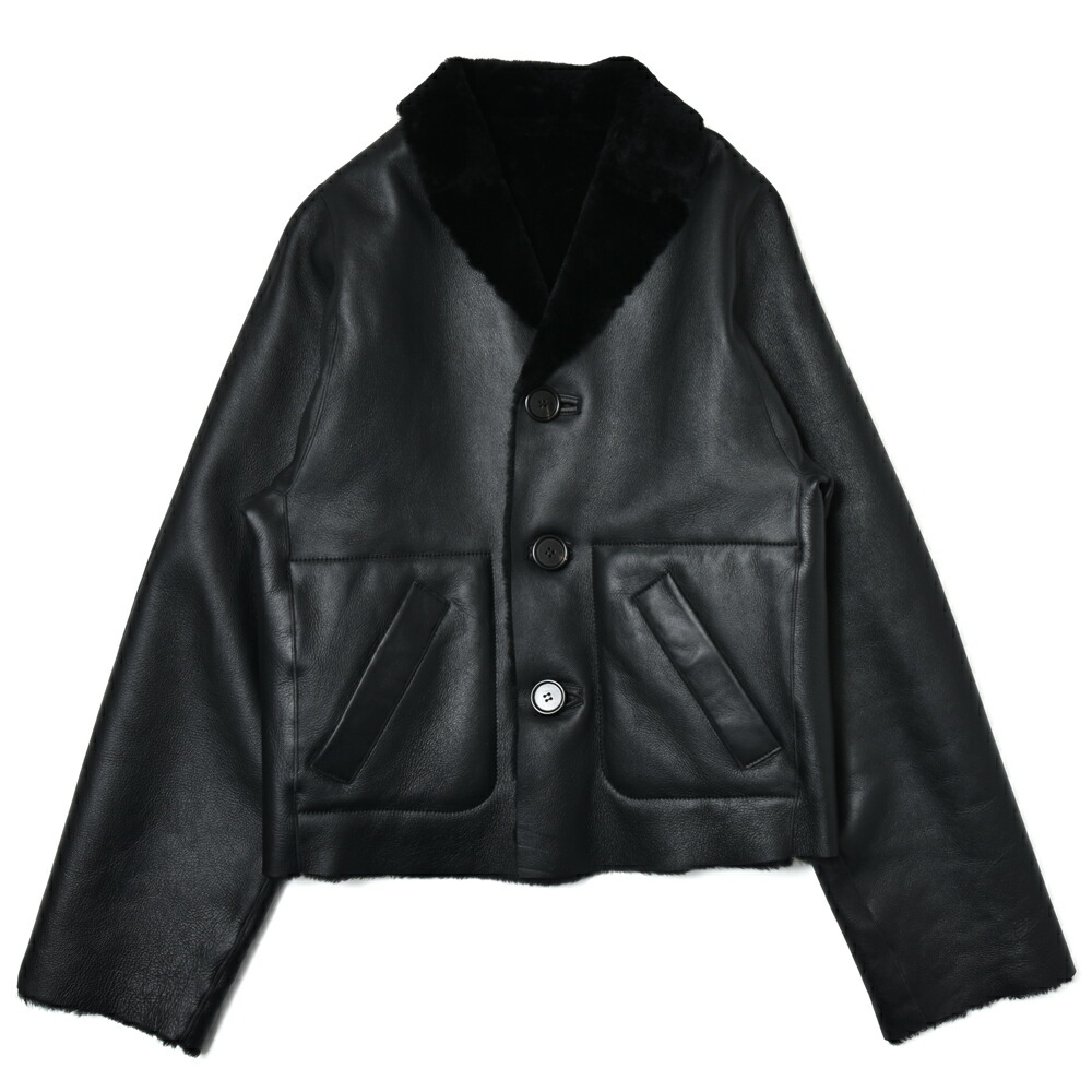 MARNI(マルニ)GIMX0187B0/ULM094 シアリング リバーシブルジャケット