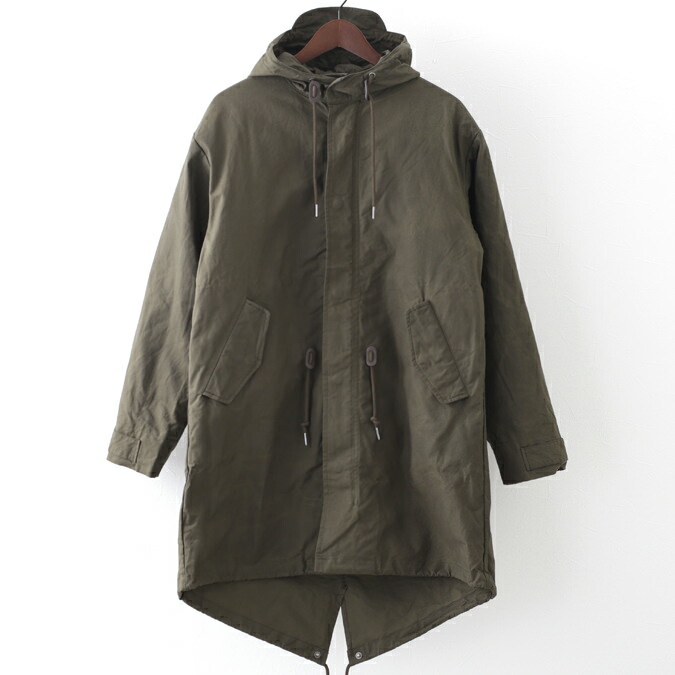 ベンシャーマン メンズ モッズコート アーカイブ モッズパーカ カーキ