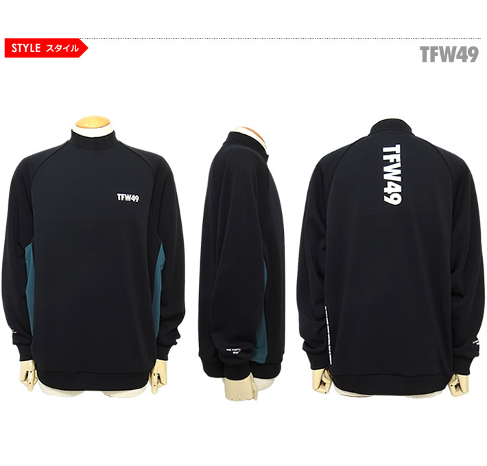 楽天市場】TFW49 ゴルフ メンズ カットソー モックネックプルオーバー