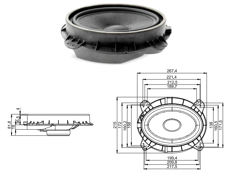 楽天市場】FOCAL フォーカル IS TOY 690 150x230mmコンポーネント2
