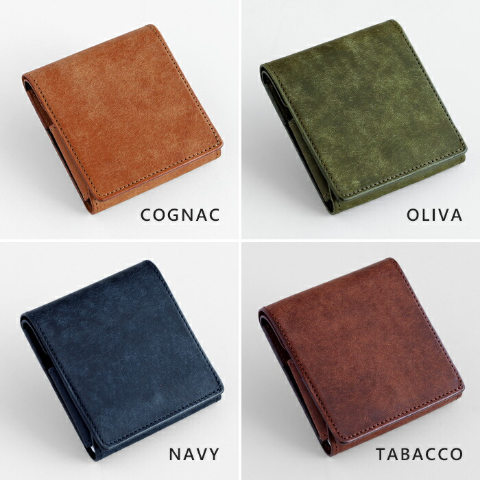 4色からお選びいただけます】com-ono (コモノ) プエブロレザー 薄い二