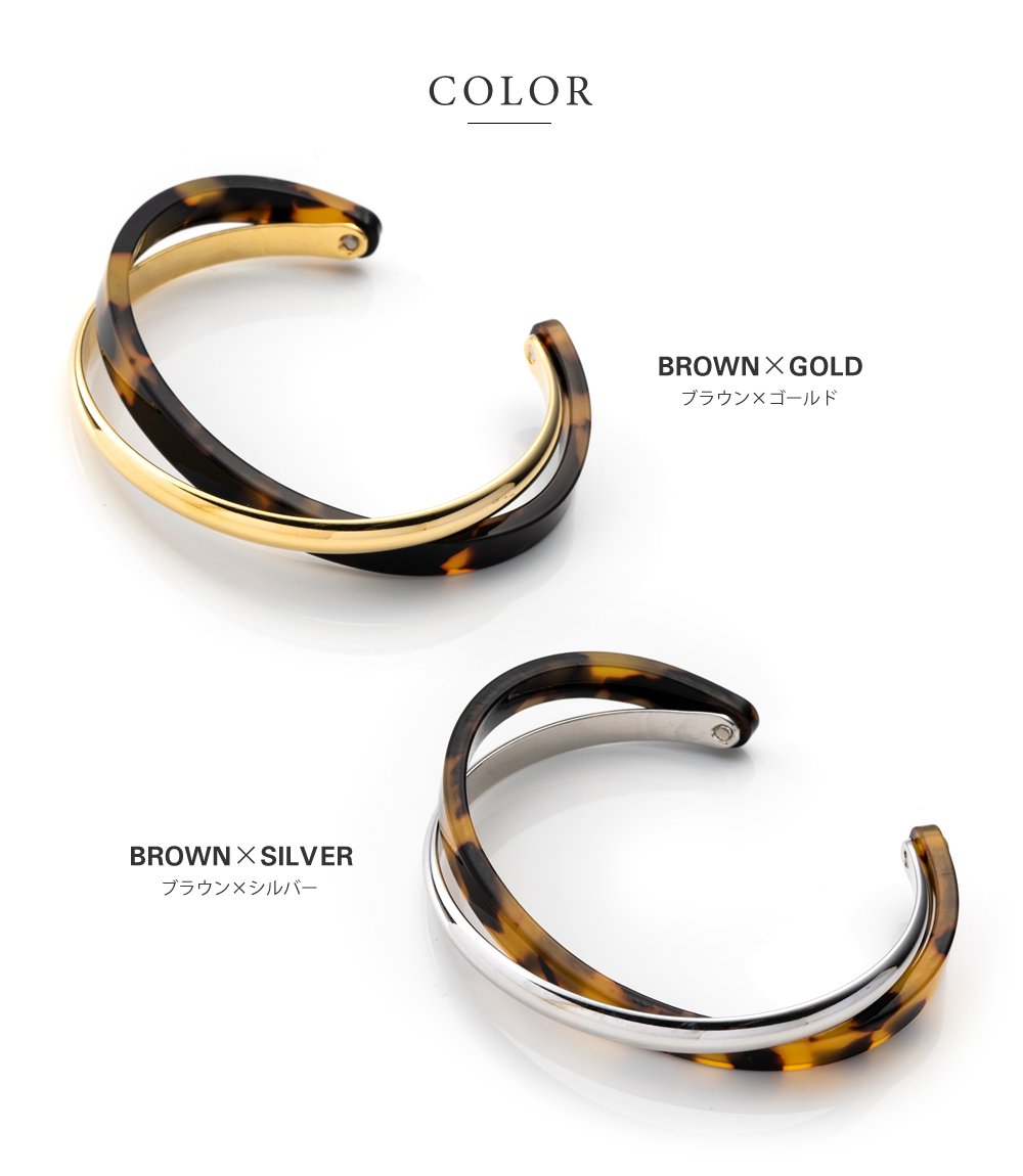 ゆうパケット】バングル レディース ブレスレット ゴールド シルバー