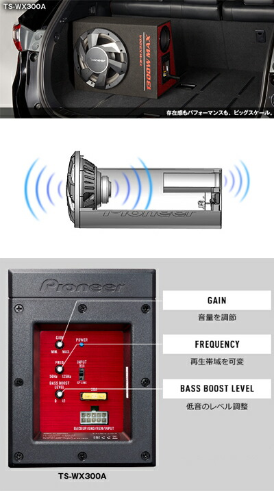 楽天市場】【当店全品P2倍以上！3/1 限定】カロッツェリア TS-WX300A
