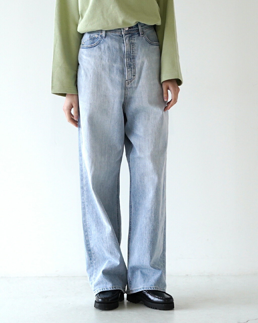 楽天市場】ヤヌーク YANUK ジョーン ルーズ ストレート JOAN