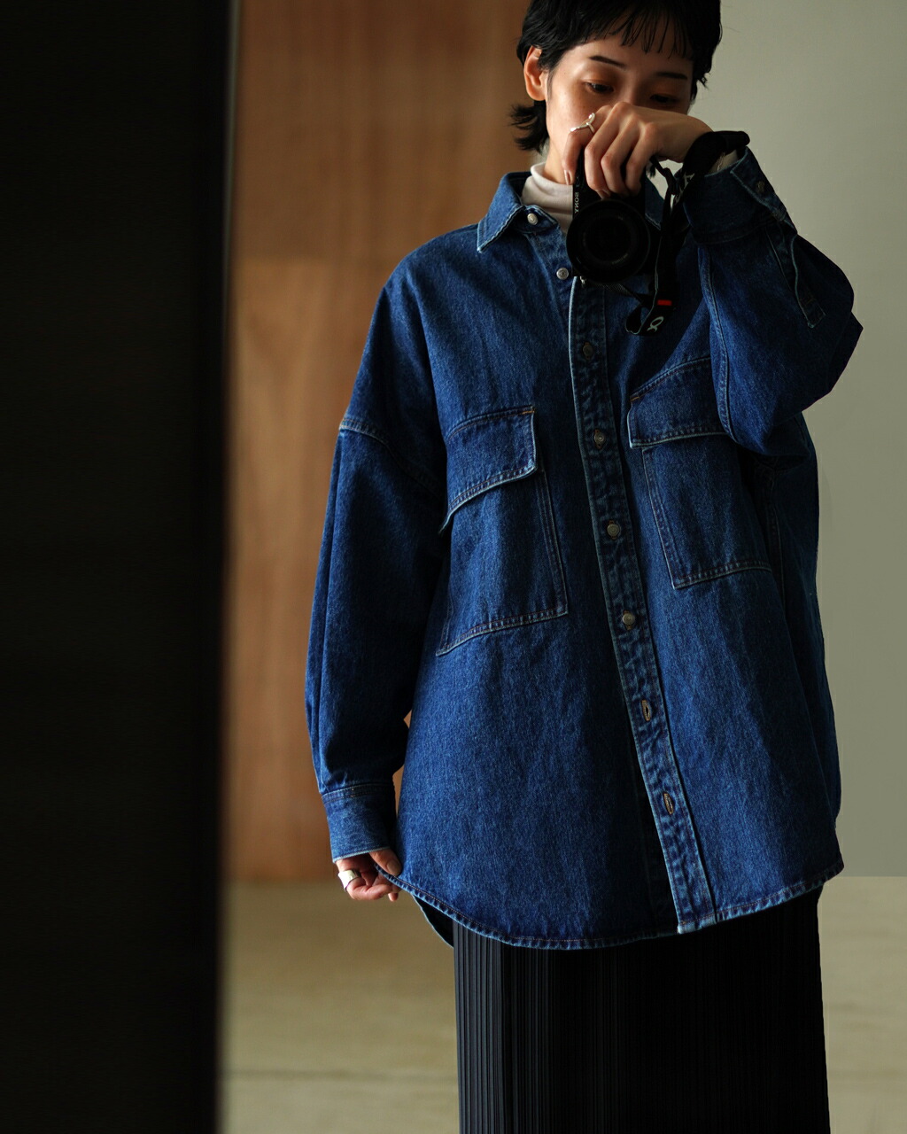 楽天市場】サクラ SACRA デニムシャツ ジャケット レディース