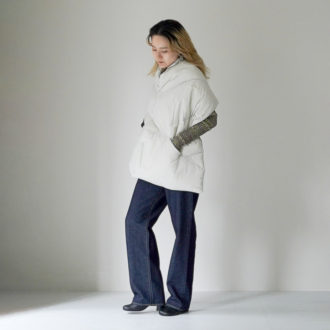 楽天市場】NANGA（ナンガ） ダウンポンチョマフラー / レディース 大判