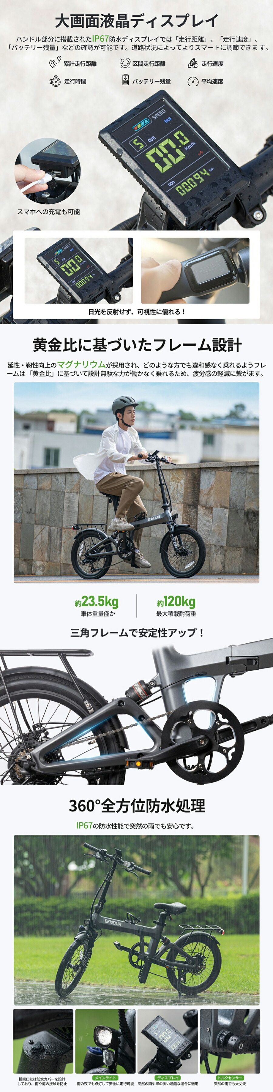 楽天市場】【ダブルサスペンション☆型式認定済】 EENOUR C2 電動