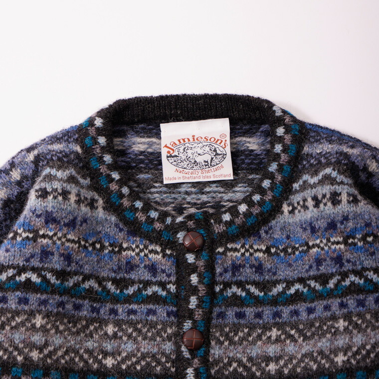 楽天市場】JAMIESON'S (ジャミーソンズ) CREW CARDIGAN WITH BLOCK