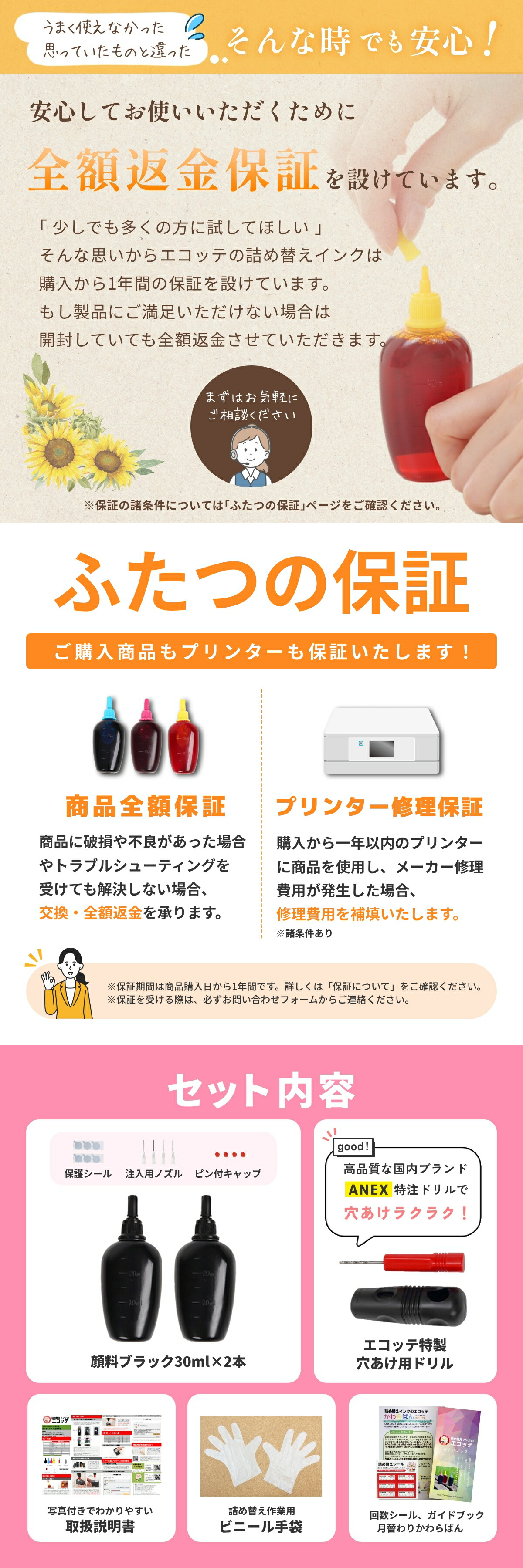 楽天市場】BC-385 Canon キャノン 用 純正用詰め替えインク ビギナー