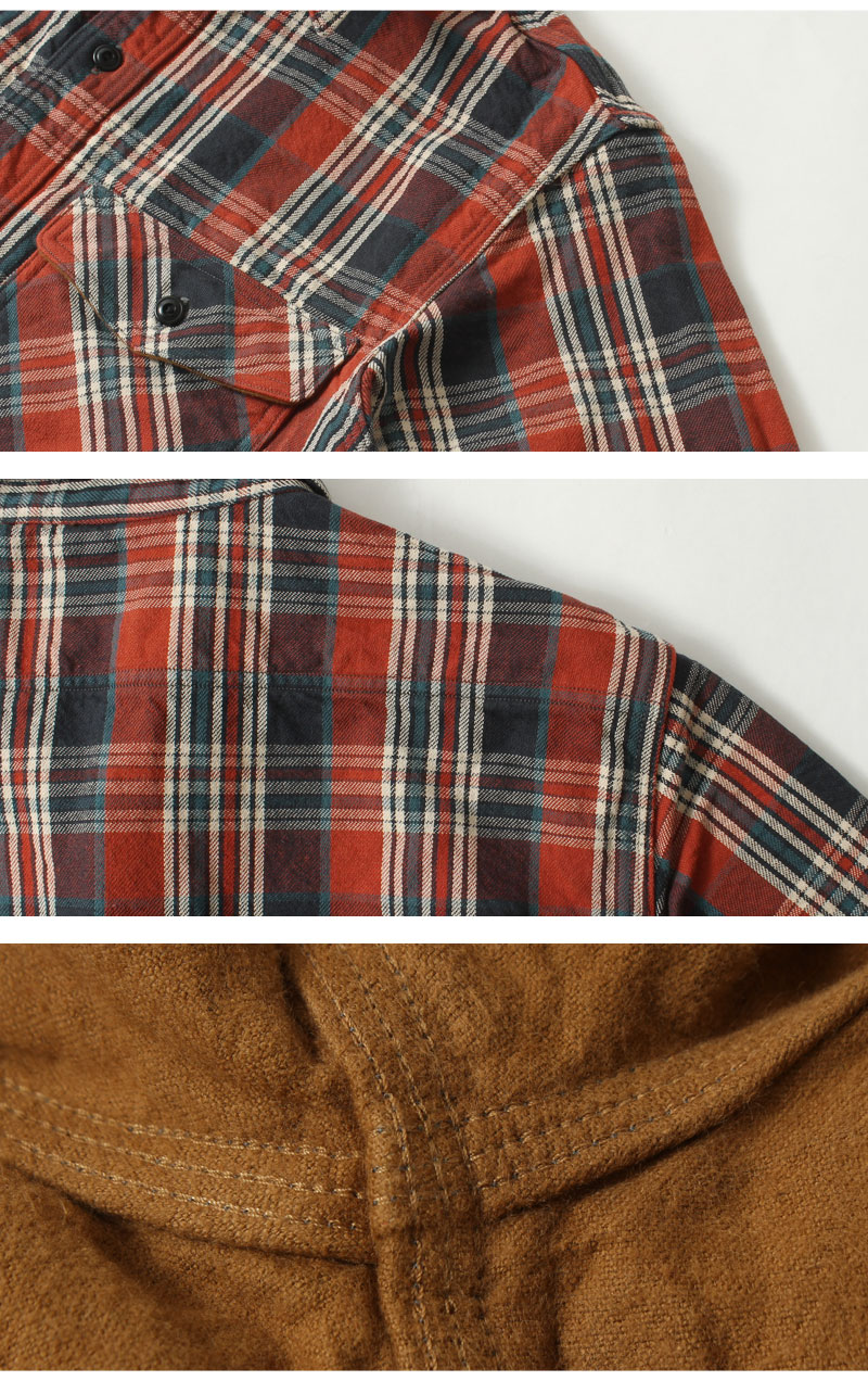 DELUXEWARE(デラックスウエア) 20周年記念商品 ヘビーネルシャツ BETSY