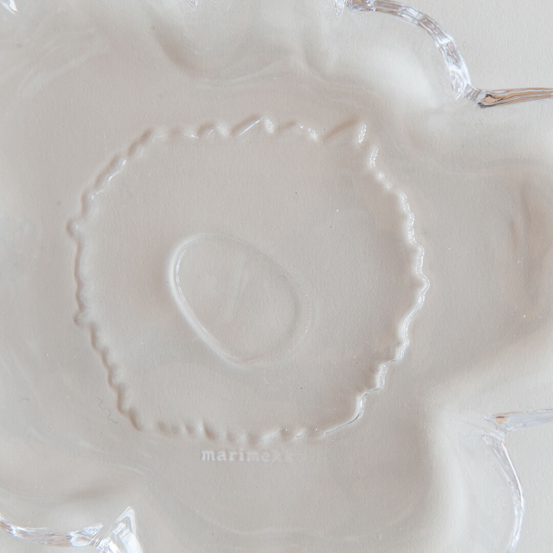 ウニッコ ガラスプレート 20cm（マリメッコ／marimekko） フリー