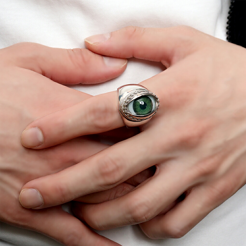 楽天市場】義眼 リング 指輪 11〜27号 Catalonia メンズリング